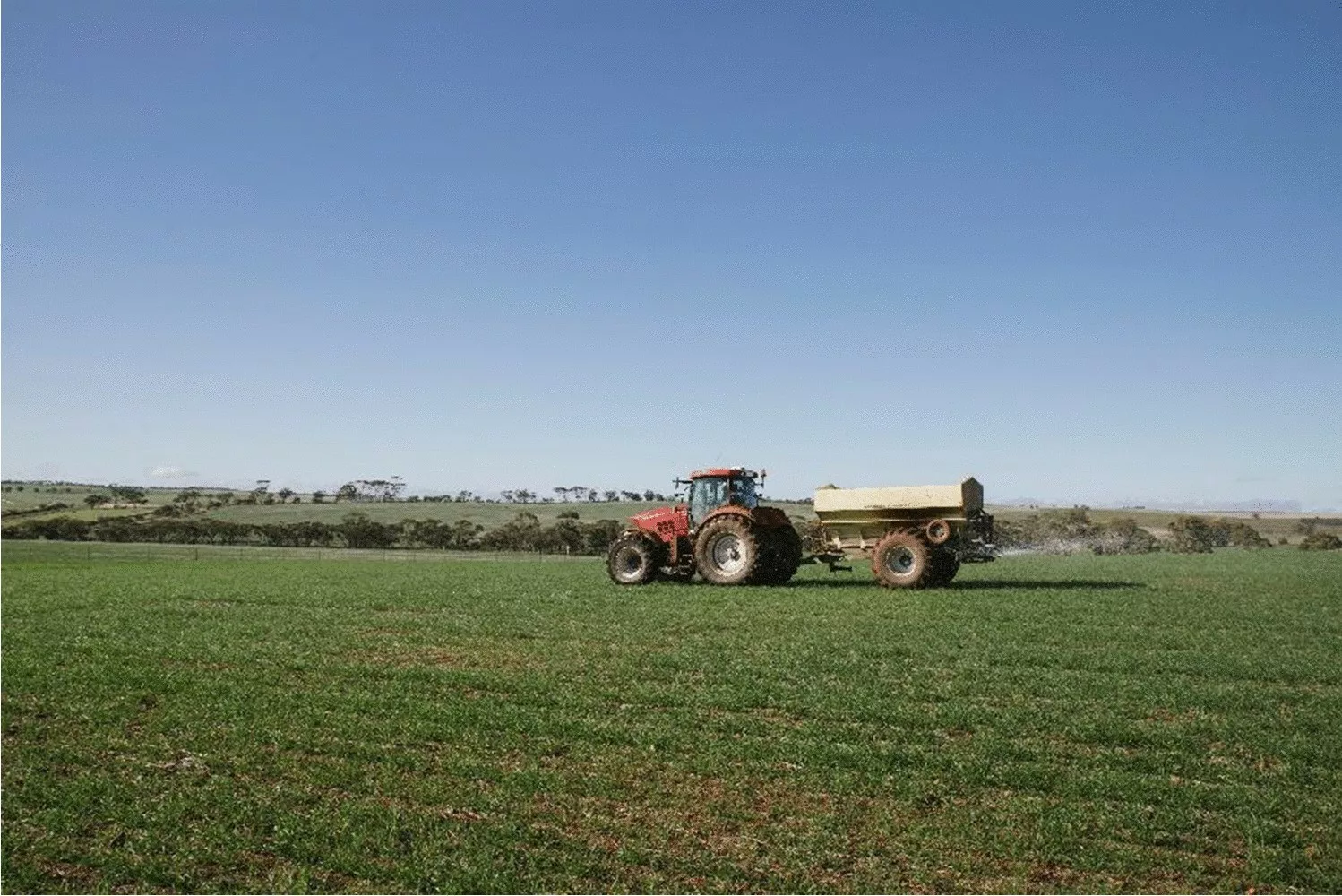 Applying nitrogen fertiliser