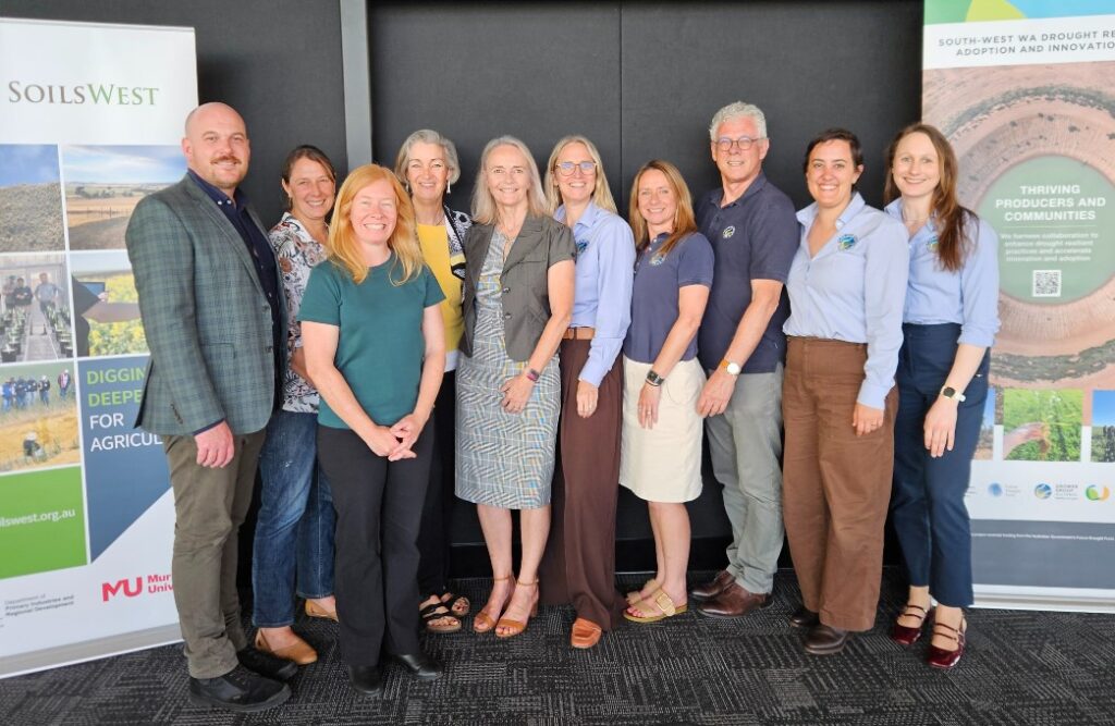 Members of SoilsWest, DPIRD and GGA at the 2025 World Soil Day Event