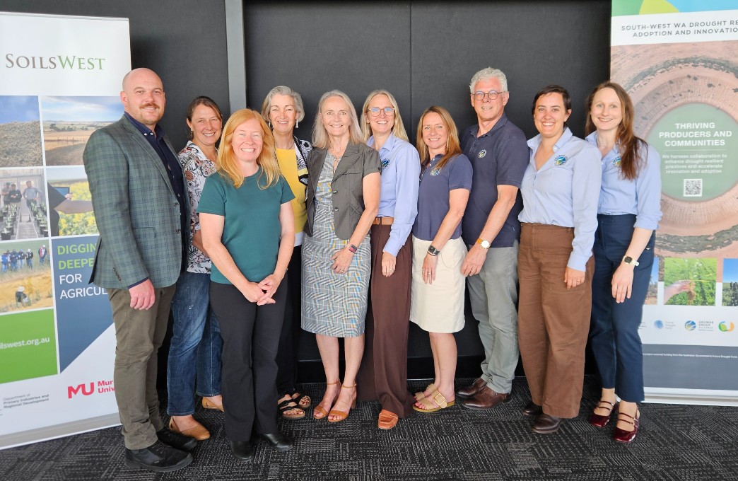 Members of SoilsWest, DPIRD and GGA at the 2025 World Soil Day Event