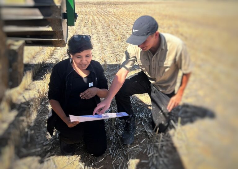 DPIRD's Kanch Wickramarachchi prepares for a soil re-engineering trial with the ripper ready for action