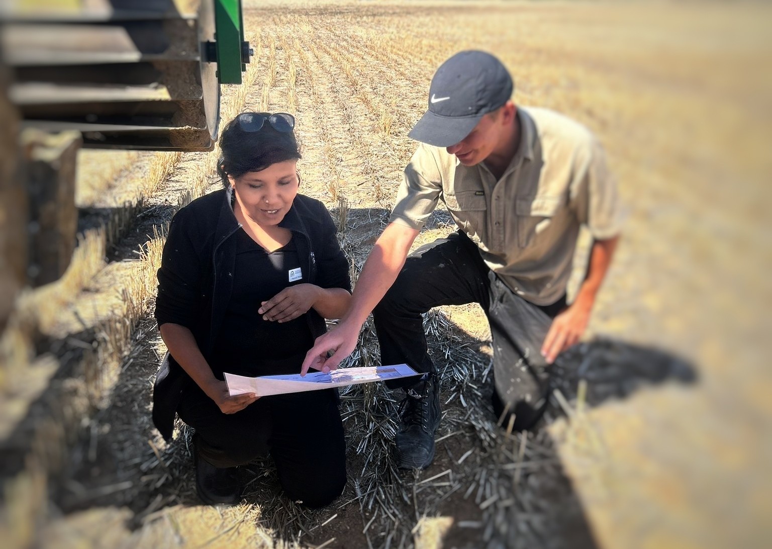 DPIRD's Kanch Wickramarachchi prepares for a soil re-engineering trial with the ripper ready for action