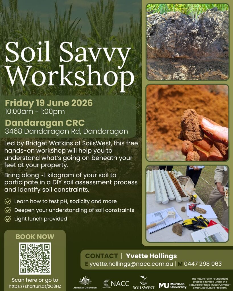 Soil Savvy Workshop flyer
