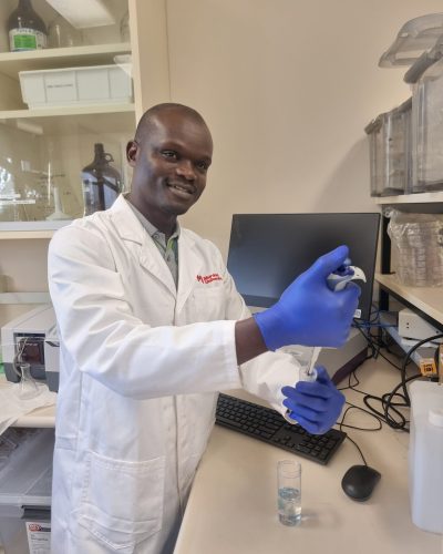 PhD student Stephen Ahenda